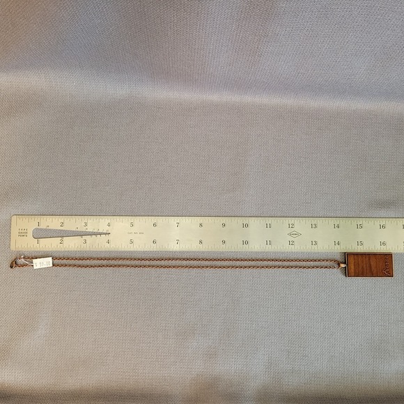 FIERCE  NWT  Copper Wood Pendant Necklace Copper Link Chain USA Handcrafted - Picture 10 of 11